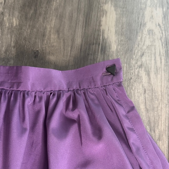 Vintage Purple and Burgundy Silk Skirt and Top Set 70’s Style - Picture 8 of 8